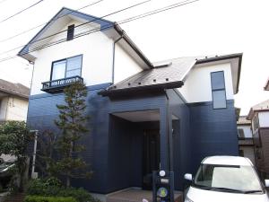 外壁をブラウンからモノトーンへイメチェンしました